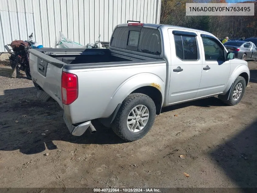 2015 Nissan Frontier Sv VIN: 1N6AD0EV0FN763495 Lot: 40722064