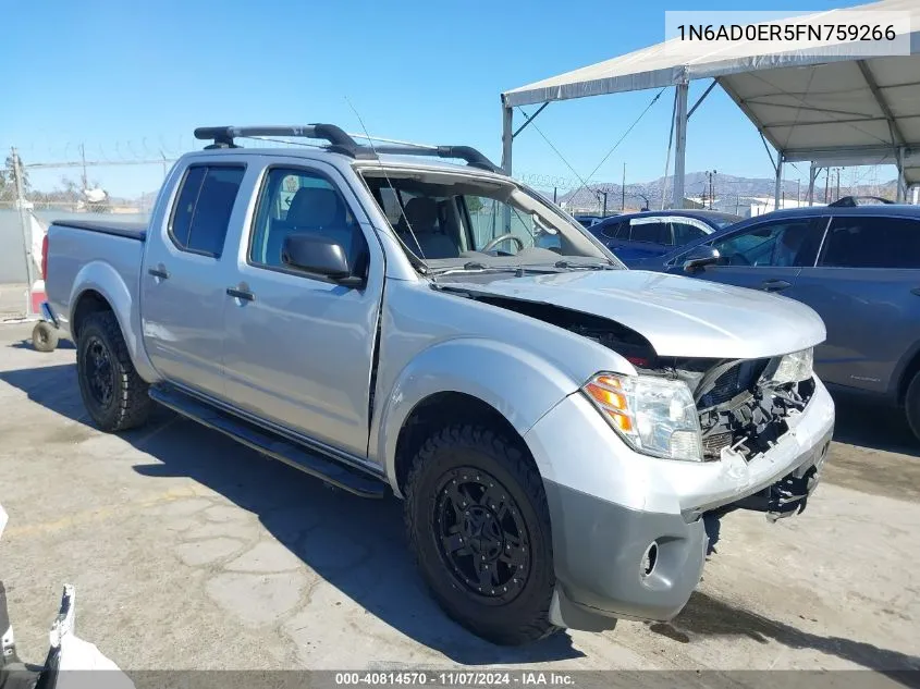 1N6AD0ER5FN759266 2015 Nissan Frontier S