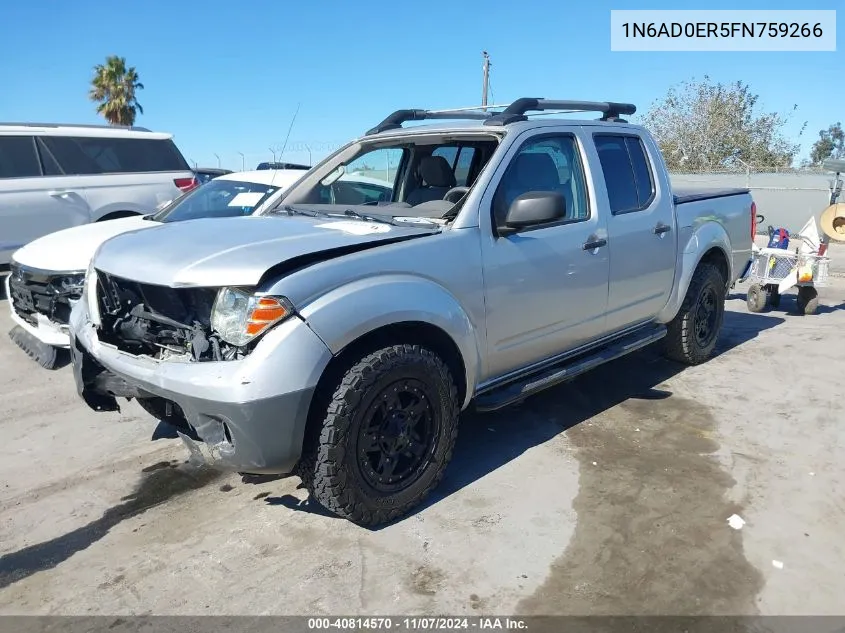 1N6AD0ER5FN759266 2015 Nissan Frontier S