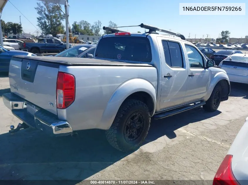 1N6AD0ER5FN759266 2015 Nissan Frontier S