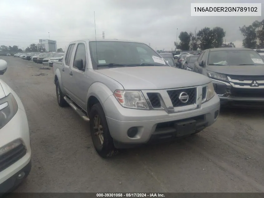 1N6AD0ER2GN789102 2016 Nissan Frontier Sv