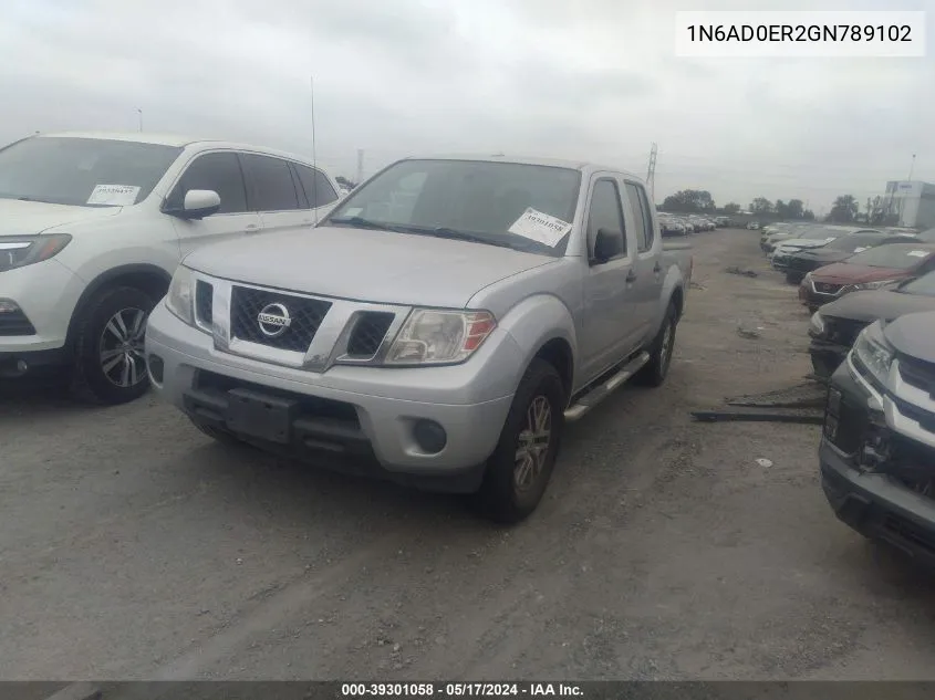 2016 Nissan Frontier Sv VIN: 1N6AD0ER2GN789102 Lot: 39301058