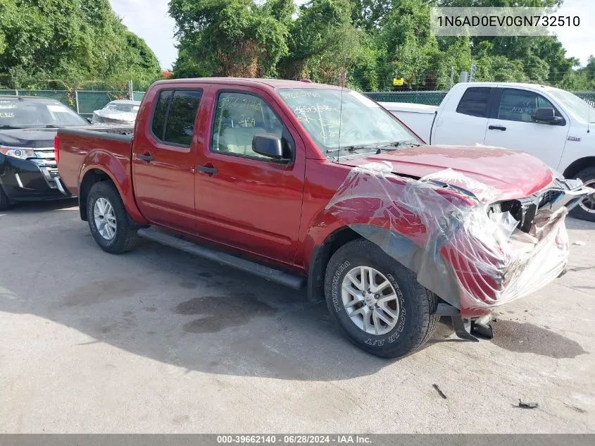 1N6AD0EV0GN732510 2016 Nissan Frontier Sv