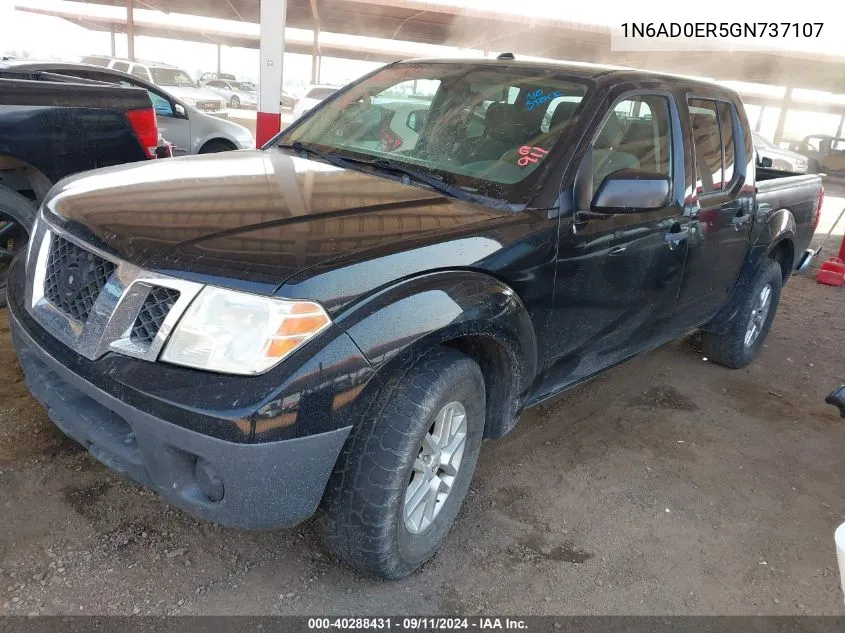 2016 Nissan Frontier Desert Runner/S/Sl/Sv VIN: 1N6AD0ER5GN737107 Lot: 40288431