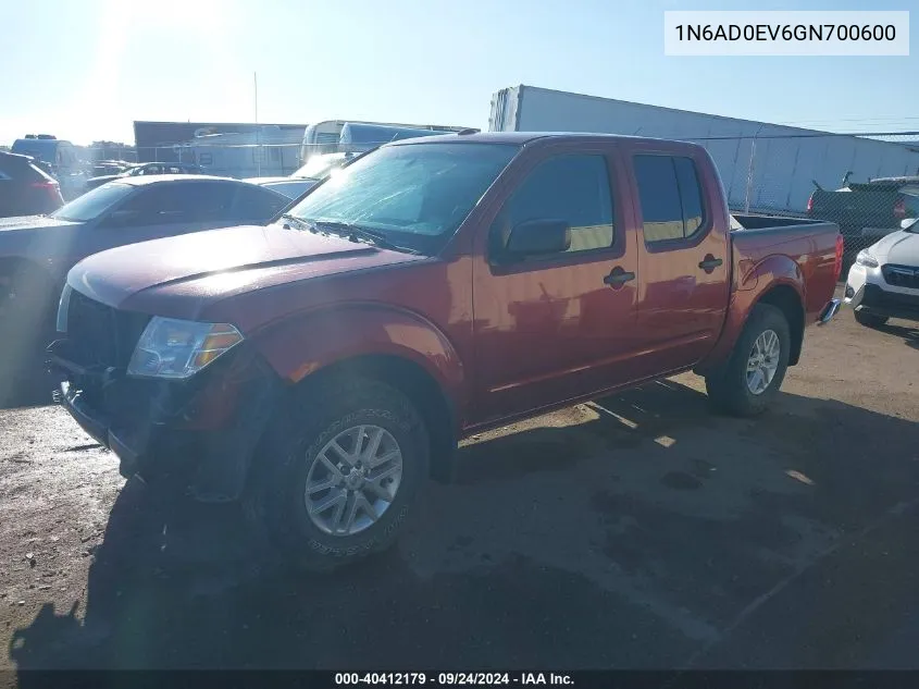 1N6AD0EV6GN700600 2016 Nissan Frontier Pro-4X/S/Sl/Sv