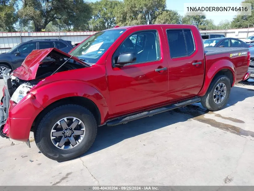 1N6AD0ER8GN746416 2016 Nissan Frontier Desert Runner