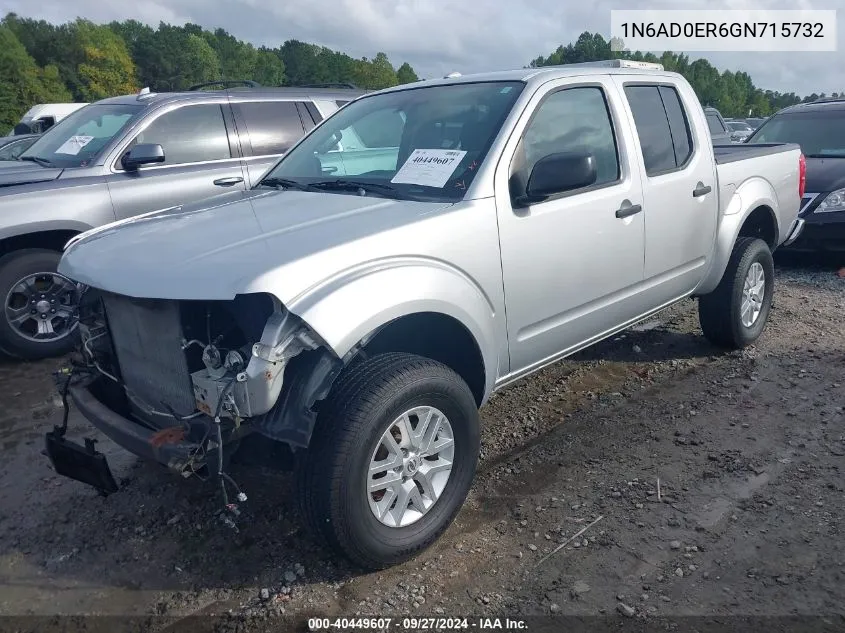 1N6AD0ER6GN715732 2016 Nissan Frontier Sv