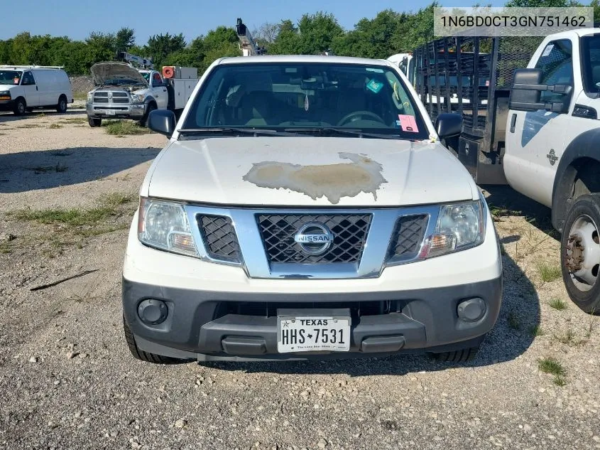 2016 Nissan Frontier S/Sv VIN: 1N6BD0CT3GN751462 Lot: 40710385