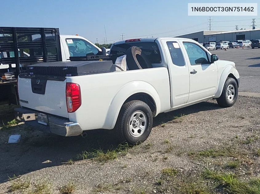 2016 Nissan Frontier S/Sv VIN: 1N6BD0CT3GN751462 Lot: 40710385