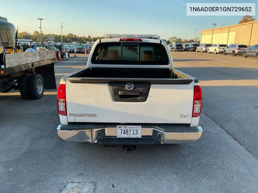 2016 Nissan Frontier S/Sv/Sl/Pro-4X VIN: 1N6AD0ER1GN729652 Lot: 40743747