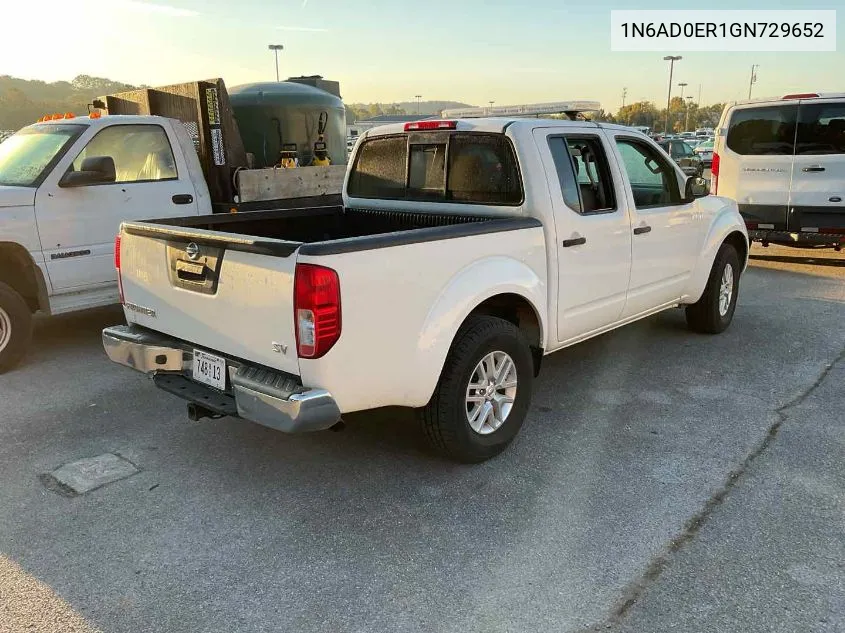 2016 Nissan Frontier S/Sv/Sl/Pro-4X VIN: 1N6AD0ER1GN729652 Lot: 40743747