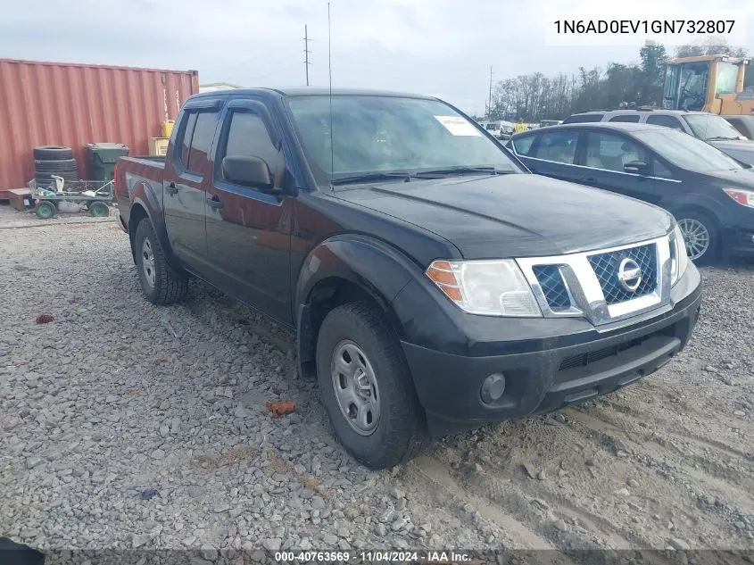 2016 Nissan Frontier S VIN: 1N6AD0EV1GN732807 Lot: 40763569