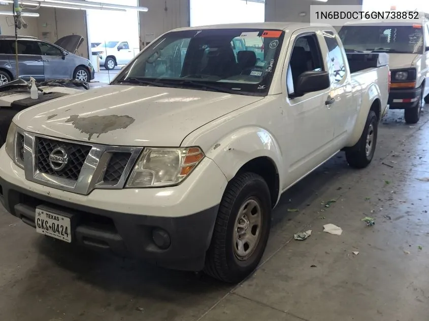 2016 Nissan Frontier S/Sv-I4 VIN: 1N6BD0CT6GN738852 Lot: 40792610