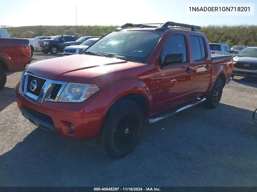 2016 Nissan Frontier Sv VIN: 1N6AD0ER1GN718201 Lot: 40845297