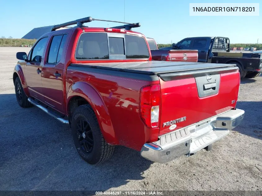 2016 Nissan Frontier Sv VIN: 1N6AD0ER1GN718201 Lot: 40845297