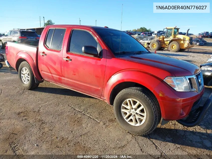 2016 Nissan Frontier Sv VIN: 1N6AD0ER4GN776027 Lot: 40901220