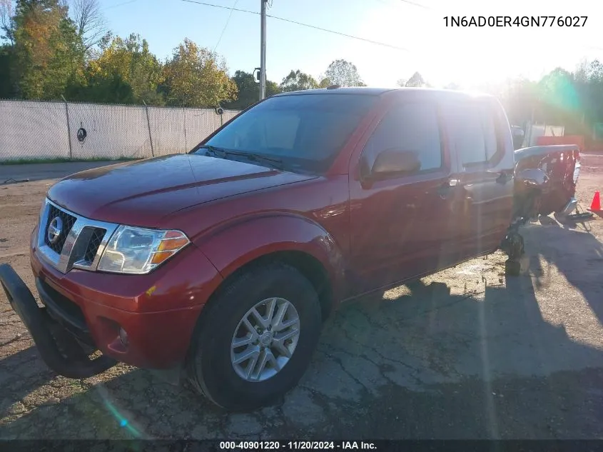 2016 Nissan Frontier Sv VIN: 1N6AD0ER4GN776027 Lot: 40901220