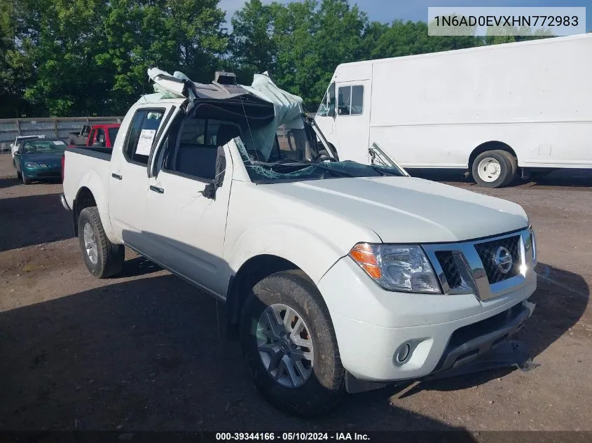 2017 Nissan Frontier Sv VIN: 1N6AD0EVXHN772983 Lot: 39344166