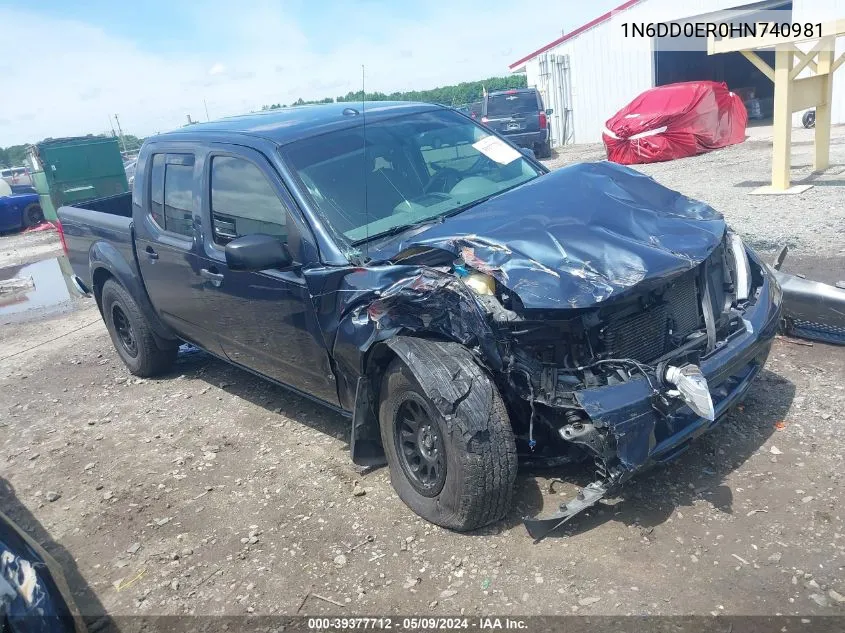 1N6DD0ER0HN740981 2017 Nissan Frontier Sv