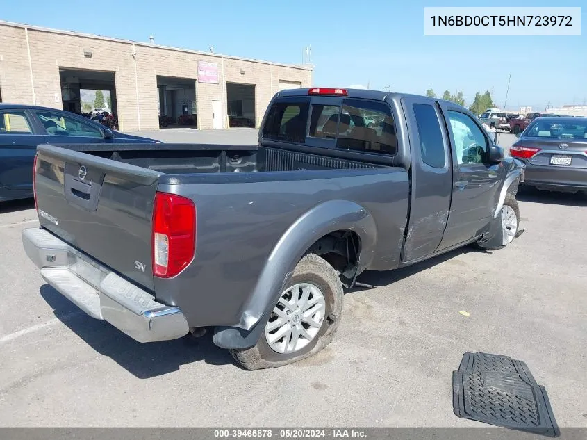 2017 Nissan Frontier Sv-I4 VIN: 1N6BD0CT5HN723972 Lot: 39465878