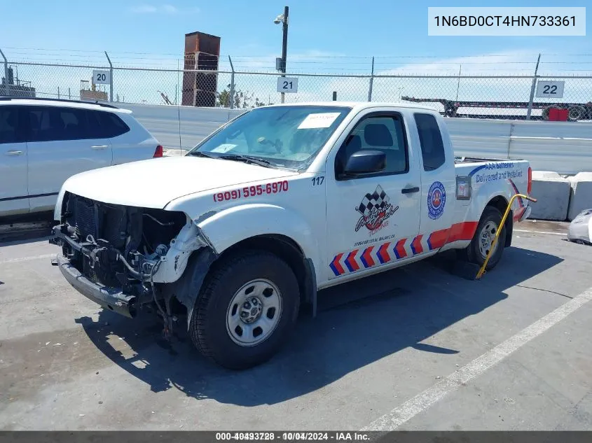 2017 Nissan Frontier S VIN: 1N6BD0CT4HN733361 Lot: 40493728