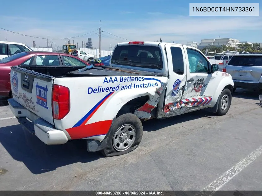 2017 Nissan Frontier S VIN: 1N6BD0CT4HN733361 Lot: 40493728