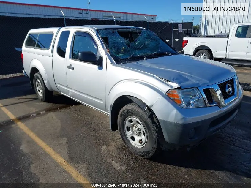 2017 Nissan Frontier S VIN: 1N6BD0CTXHN734840 Lot: 40612646