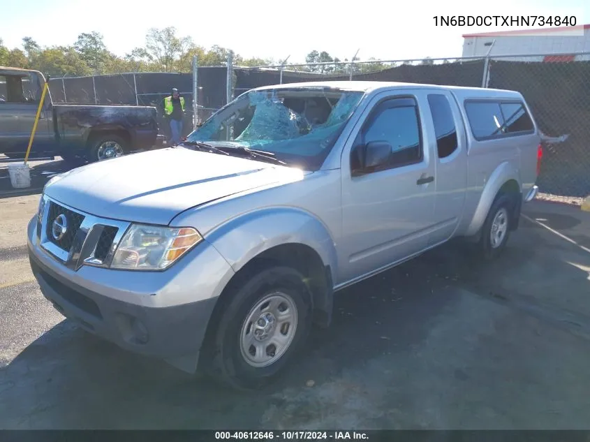 2017 Nissan Frontier S VIN: 1N6BD0CTXHN734840 Lot: 40612646