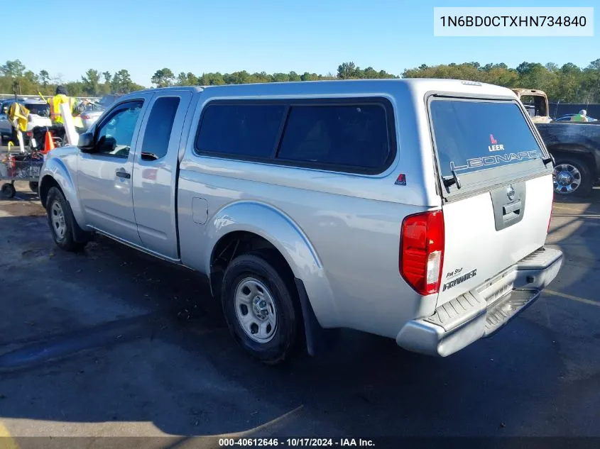 2017 Nissan Frontier S VIN: 1N6BD0CTXHN734840 Lot: 40612646