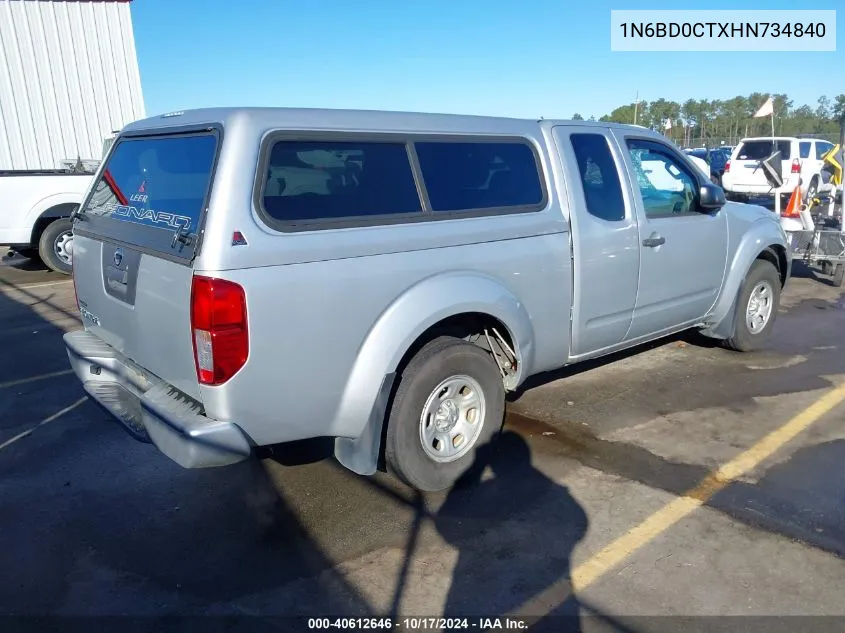 2017 Nissan Frontier S VIN: 1N6BD0CTXHN734840 Lot: 40612646