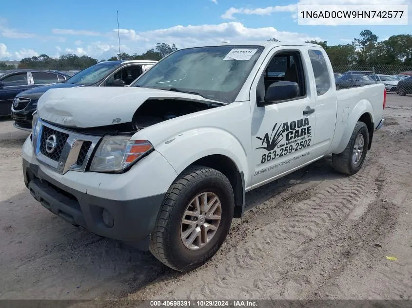 2017 Nissan Frontier Sv VIN: 1N6AD0CW9HN742577 Lot: 40698391