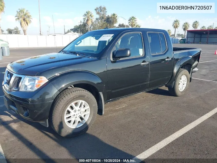 2017 Nissan Frontier Sv VIN: 1N6AD0ER0HN720507 Lot: 40715034