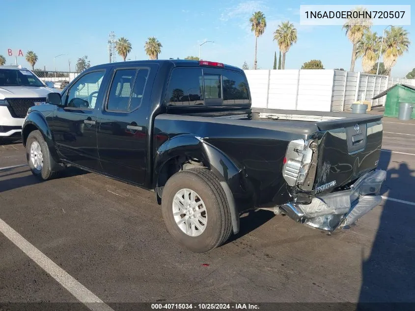 2017 Nissan Frontier Sv VIN: 1N6AD0ER0HN720507 Lot: 40715034