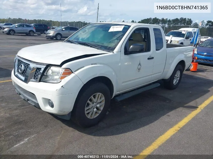 2017 Nissan Frontier Sv-I4 VIN: 1N6BD0CT8HN741365 Lot: 40740213