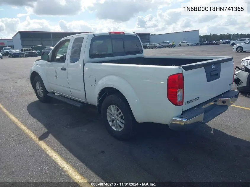 2017 Nissan Frontier Sv-I4 VIN: 1N6BD0CT8HN741365 Lot: 40740213