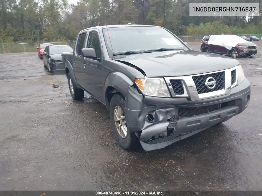 2017 Nissan Frontier Sv VIN: 1N6DD0ER5HN716837 Lot: 40743498