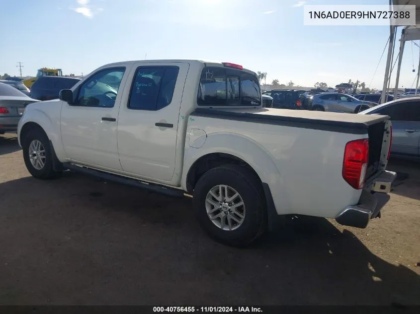 2017 Nissan Frontier Sv VIN: 1N6AD0ER9HN727388 Lot: 40756455