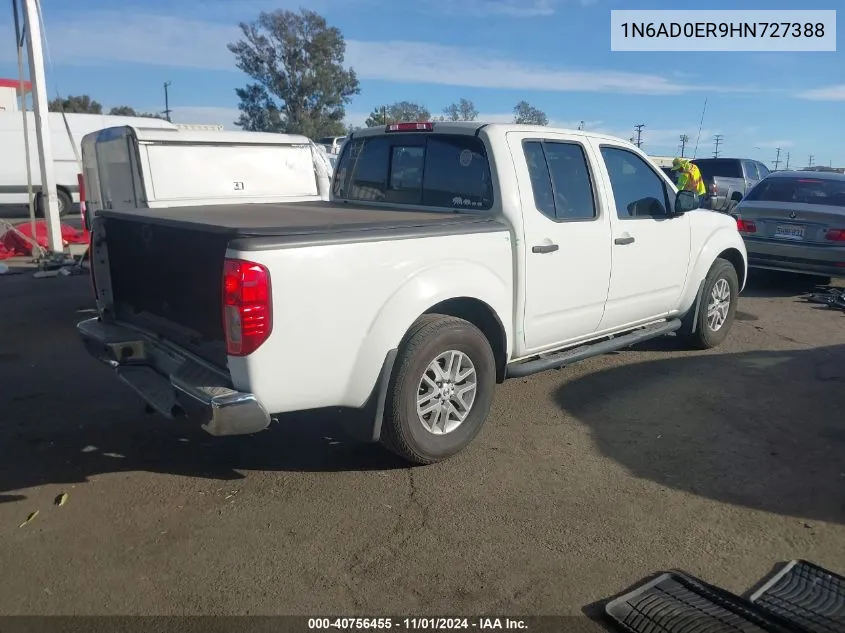 2017 Nissan Frontier Sv VIN: 1N6AD0ER9HN727388 Lot: 40756455