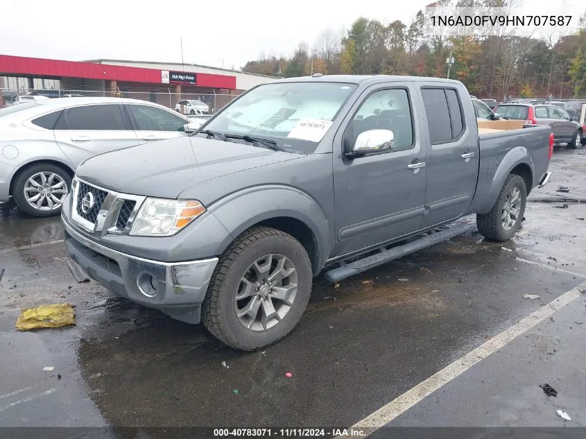 2017 Nissan Frontier Sl VIN: 1N6AD0FV9HN707587 Lot: 40783071