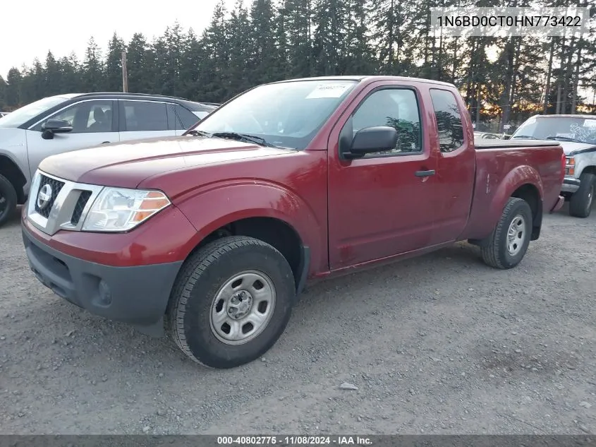 2017 Nissan Frontier S VIN: 1N6BD0CT0HN773422 Lot: 40802775