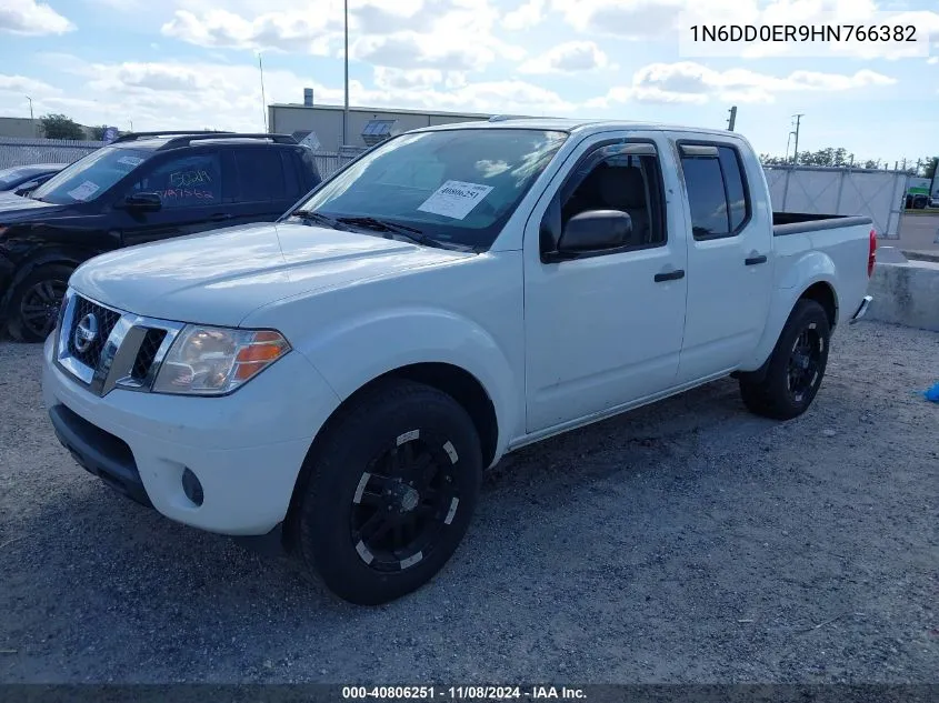 2017 Nissan Frontier Sv VIN: 1N6DD0ER9HN766382 Lot: 40806251