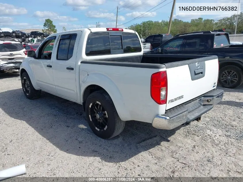 2017 Nissan Frontier Sv VIN: 1N6DD0ER9HN766382 Lot: 40806251