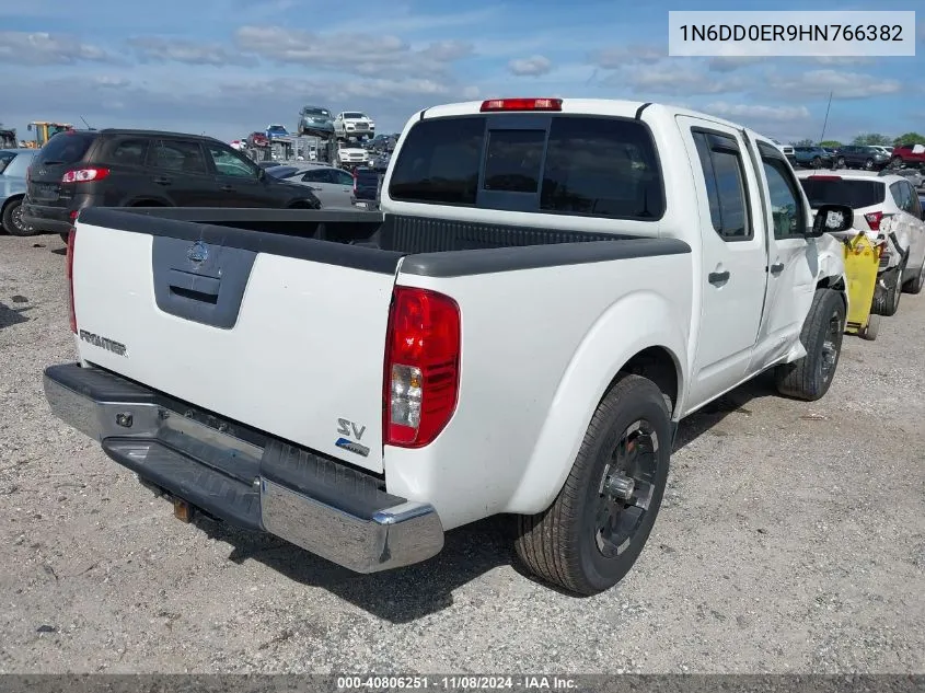 2017 Nissan Frontier Sv VIN: 1N6DD0ER9HN766382 Lot: 40806251