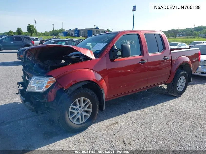 1N6AD0EV1JN766138 2018 Nissan Frontier Sv