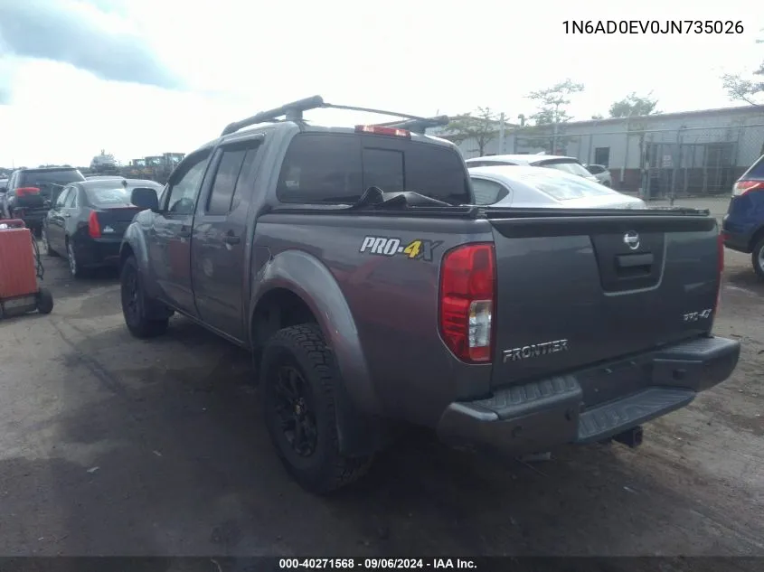 1N6AD0EV0JN735026 2018 Nissan Frontier Pro-4X/S/Sl/Sv