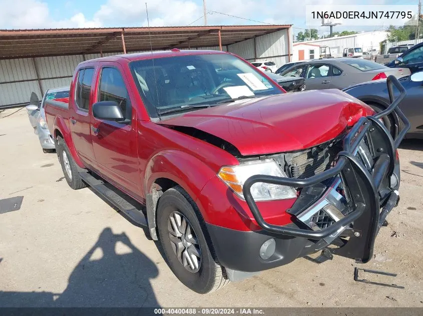 2018 Nissan Frontier Sv VIN: 1N6AD0ER4JN747795 Lot: 40400488