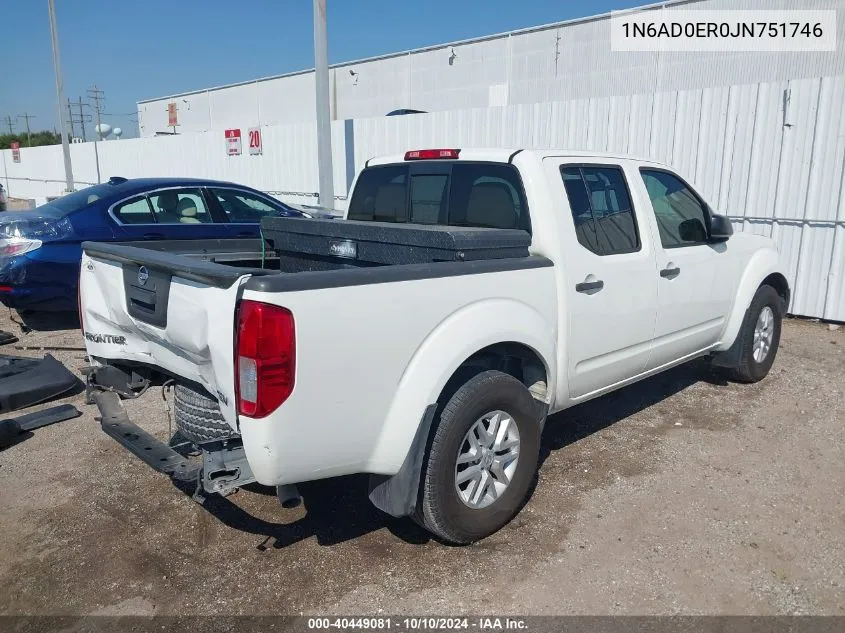 1N6AD0ER0JN751746 2018 Nissan Frontier S/Sv/Sl/Pro-4X