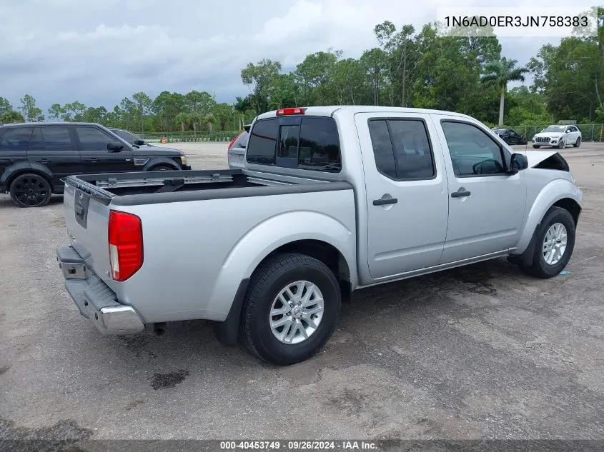 1N6AD0ER3JN758383 2018 Nissan Frontier Sv