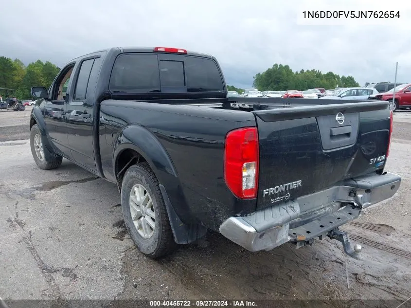 1N6DD0FV5JN762654 2018 Nissan Frontier Sv