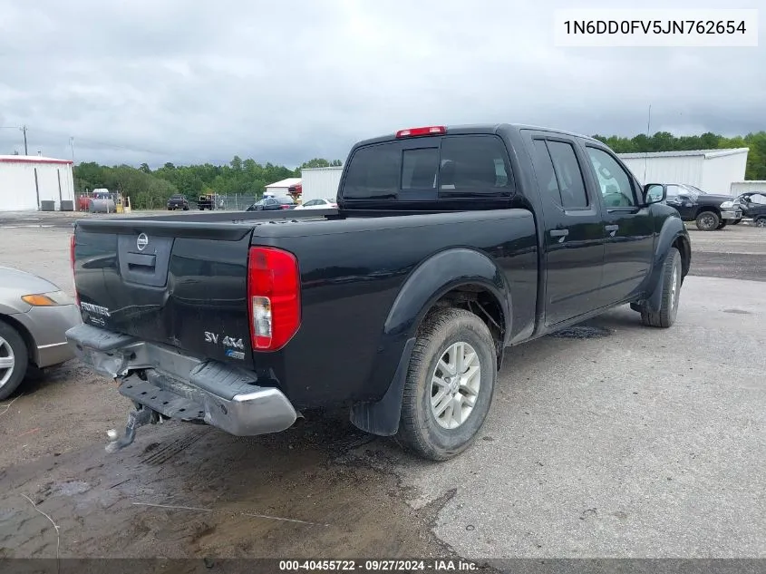 2018 Nissan Frontier Sv VIN: 1N6DD0FV5JN762654 Lot: 40455722